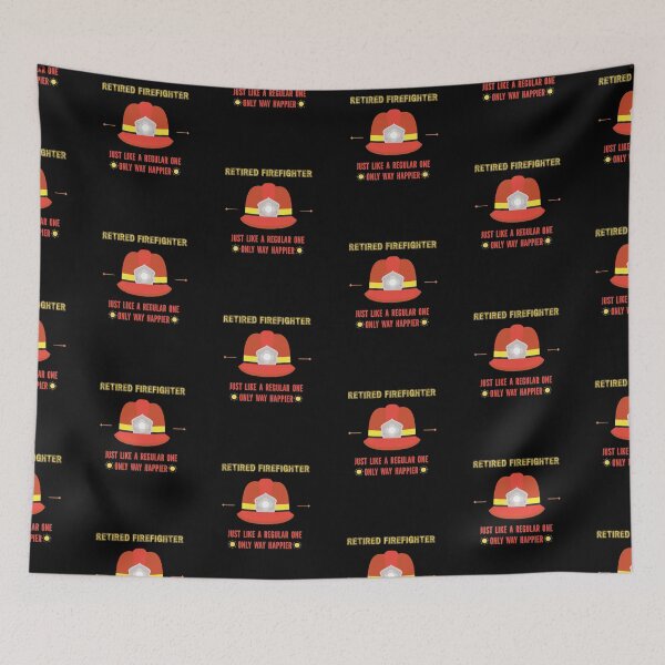 Item preview, Retired Firefighter designed and sold by GraphicBit.