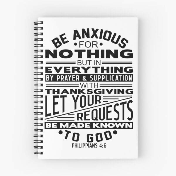 Item preview, Be Anxious For Nothing Philippians 4:6 designed and sold by plushism.