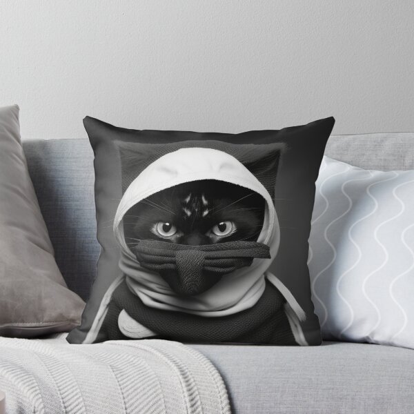 Item preview, Ninja Cat 12 designed and sold by PetSmartsPrint.