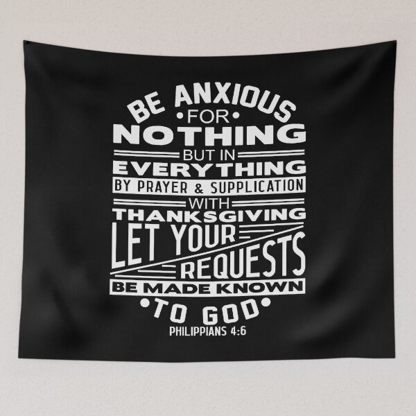Item preview, Be Anxious For Nothing Philippians 4:6 designed and sold by plushism.