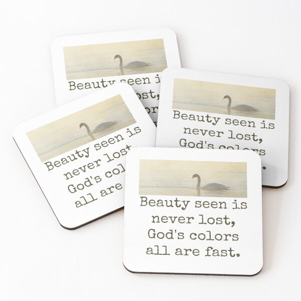 Artikelvorschau, Beauty Seen Is Never Lost - Beauty Quote entworfen und verkauft von CrankyOldDude.