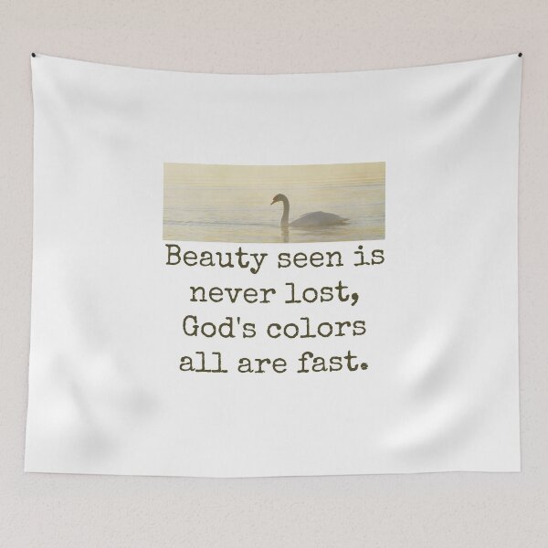 Artikelvorschau, Beauty Seen Is Never Lost - Beauty Quote entworfen und verkauft von CrankyOldDude.