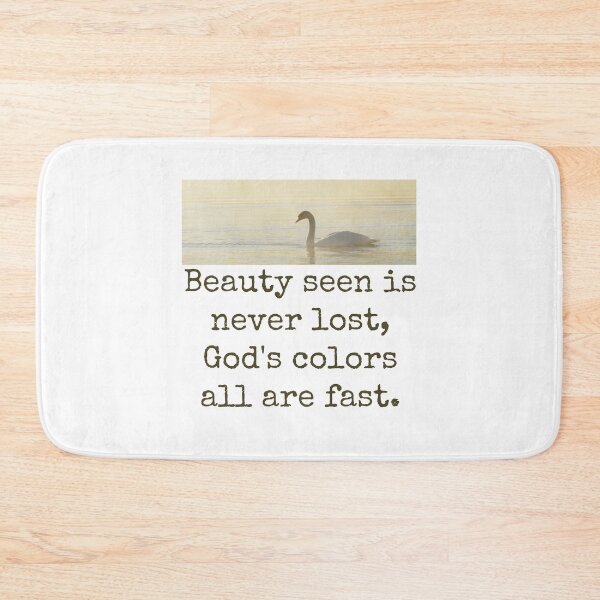 Artikelvorschau, Beauty Seen Is Never Lost - Beauty Quote entworfen und verkauft von CrankyOldDude.