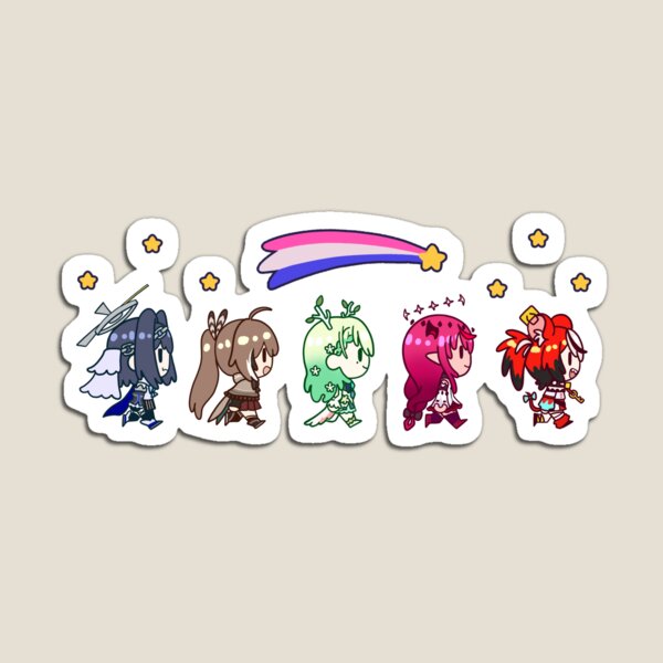 Item preview, Hololive CouncilHope CouncilRys Kronii Mumei Bae Fauna Irys  designed and sold by ElayPob.