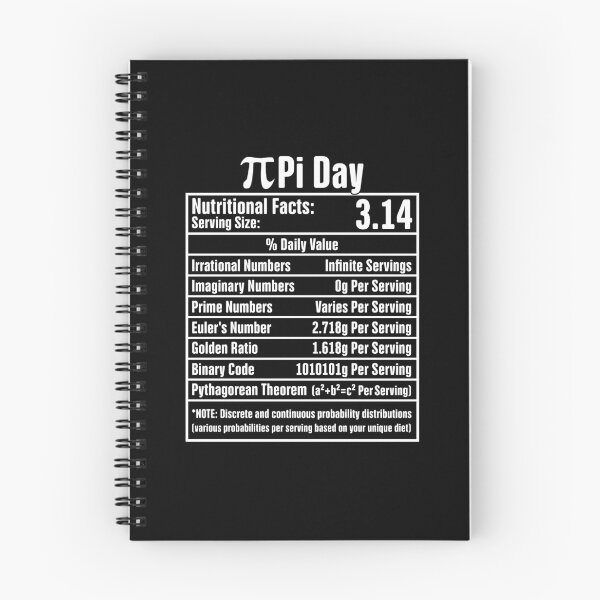 Item preview, Pi Day Nutritional Facts Funny Nutrition Math Geek designed and sold by GravitiTees.