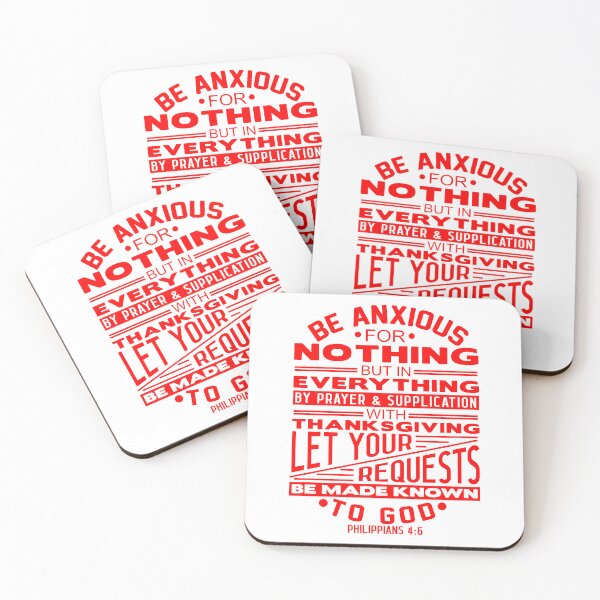 Item preview, Be Anxious For Nothing Philippians 4:6 designed and sold by plushism.