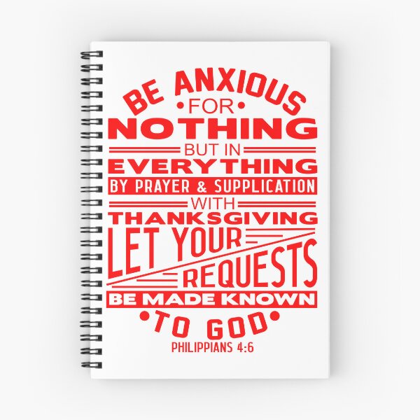 Item preview, Be Anxious For Nothing Philippians 4:6 designed and sold by plushism.