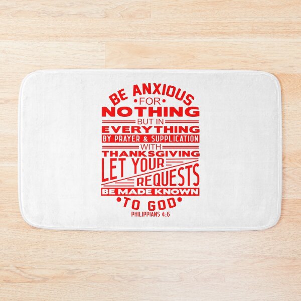 Item preview, Be Anxious For Nothing Philippians 4:6 designed and sold by plushism.