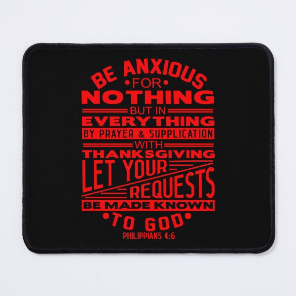 Item preview, Be Anxious For Nothing Philippians 4:6 designed and sold by plushism.