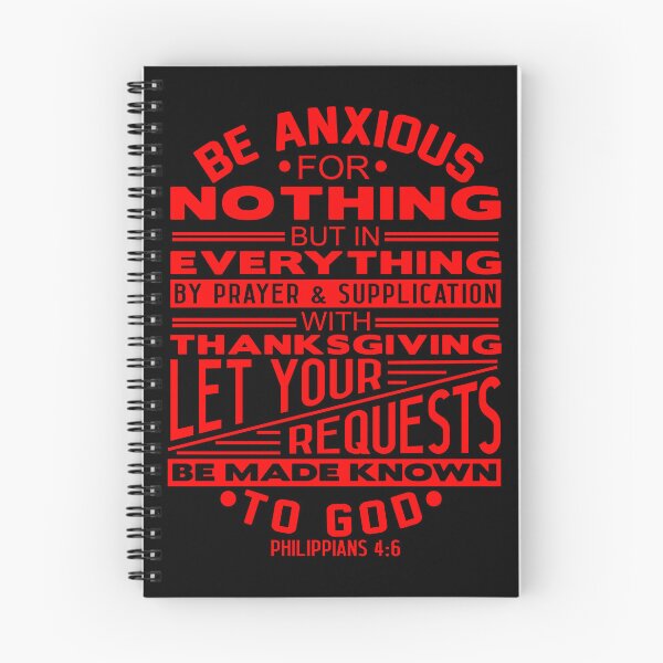 Item preview, Be Anxious For Nothing Philippians 4:6 designed and sold by plushism.