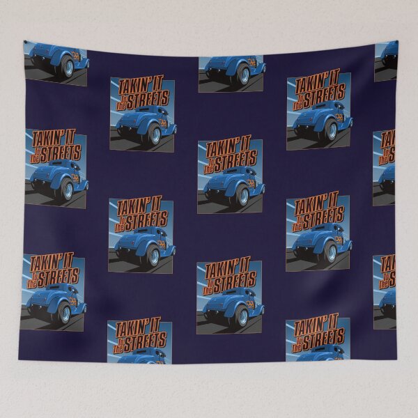 Item preview, Takin' it to the streets - blue designed and sold by candc-retro.