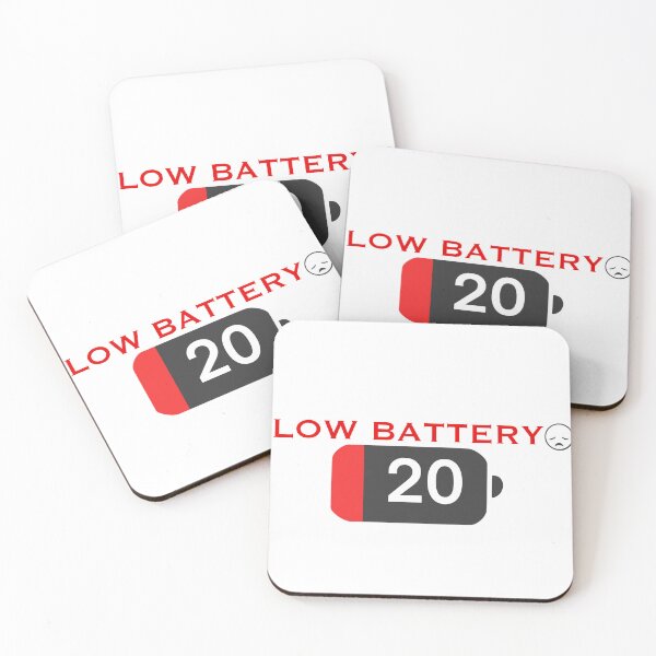 Item preview, Low battery 20%  designed and sold by Manar Altaweel.