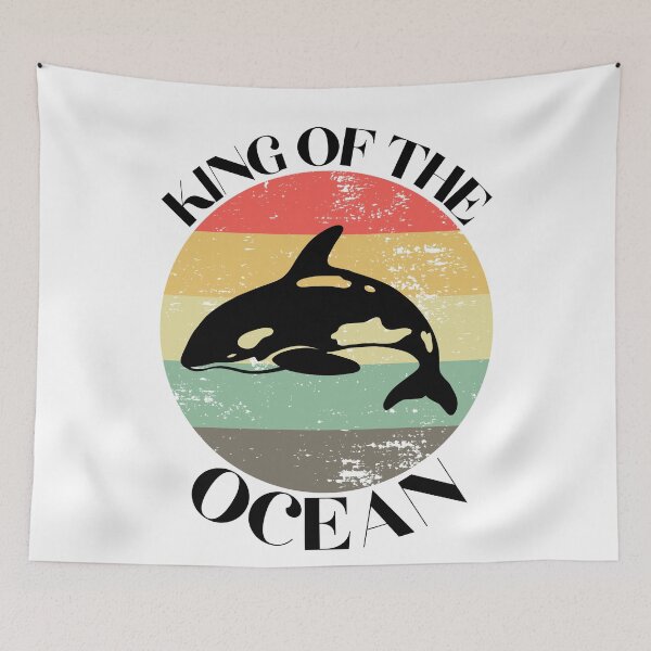 Item preview, King of the OCEAN, orca designed and sold by addict2reading.