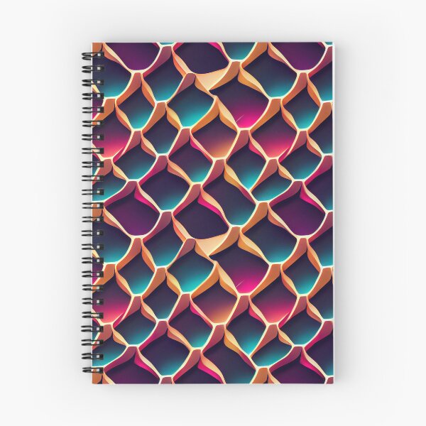 Item preview, Futuristic neon tessellation pattern designed and sold by YeKnot.