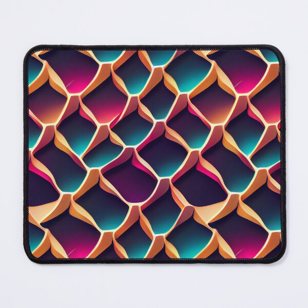 Item preview, Futuristic neon tessellation pattern designed and sold by YeKnot.