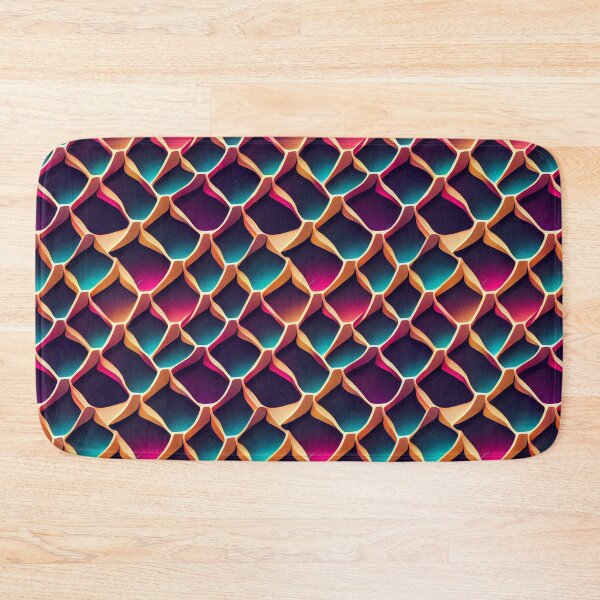 Item preview, Futuristic neon tessellation pattern designed and sold by YeKnot.
