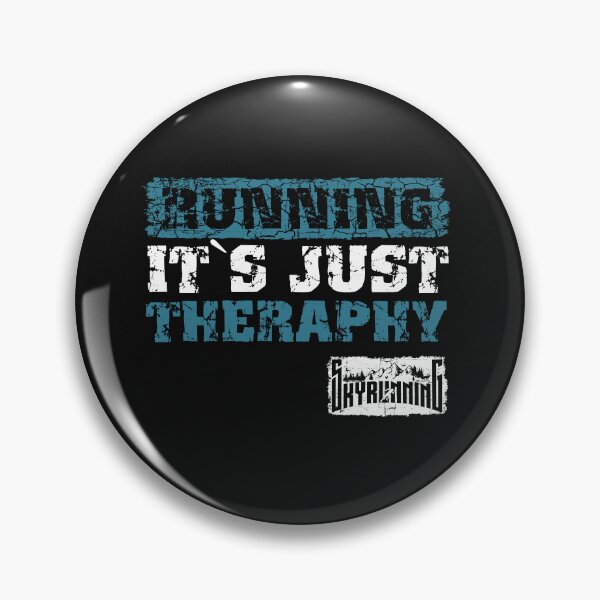 Item preview, Motivational Skyrunning Trail Running quote, Running it s just therapy designed and sold by HomeCoquette.