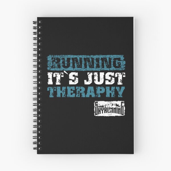 Item preview, Motivational Skyrunning Trail Running quote, Running it s just therapy designed and sold by HomeCoquette.