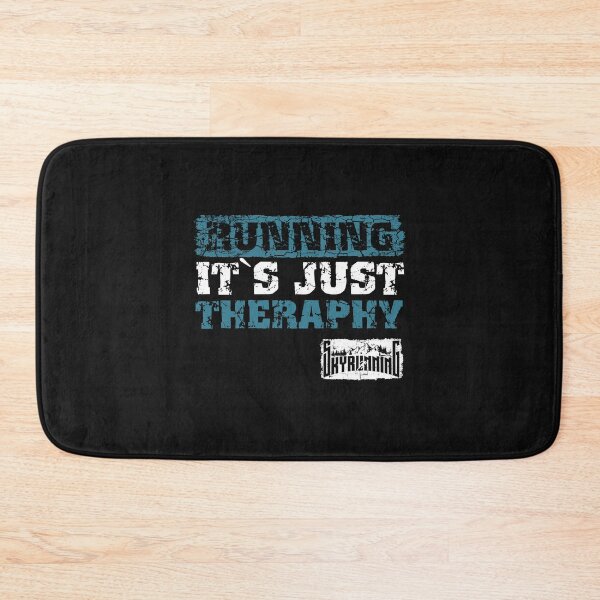 Item preview, Motivational Skyrunning Trail Running quote, Running it s just therapy designed and sold by HomeCoquette.
