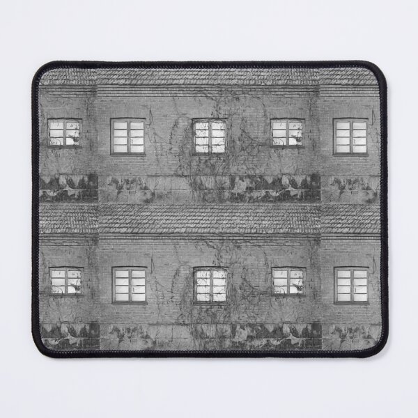 Item preview, Brick Building with Three Windows Monochrome designed and sold by Taina Sohlman.
