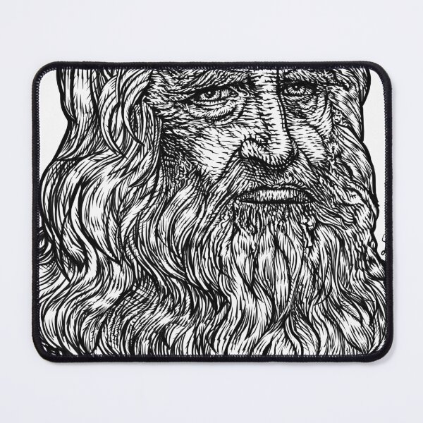 Item preview, LEONARDO DA VINCI ink portrait .2 designed and sold by lautir.