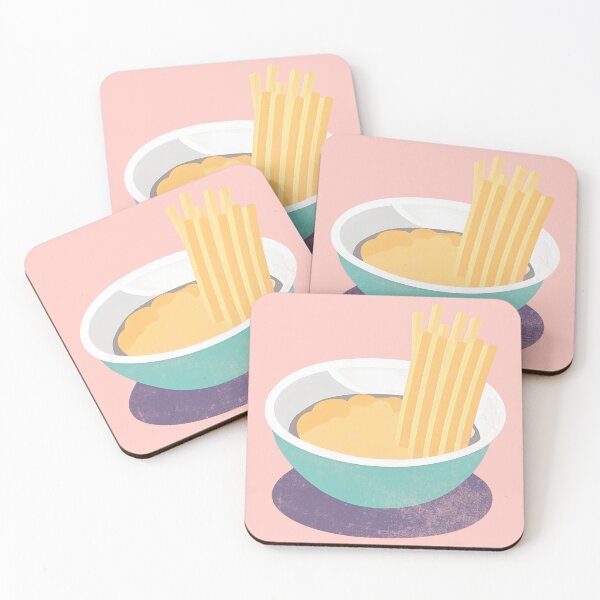Item preview, Crispy Delicious French Fries with cheese dip in a bowl designed and sold by Artilize.