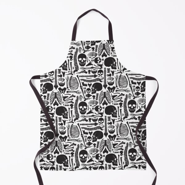 Item preview, Skeleton, skulls and bones pattern designed and sold by Spooky Witch Dream.
