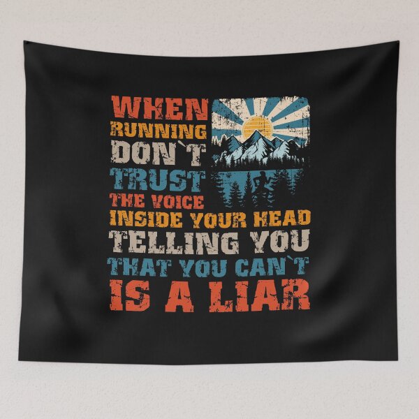 Item preview, Motivational Skyrunning Trail Running quote For extreme runners designed and sold by HomeCoquette.