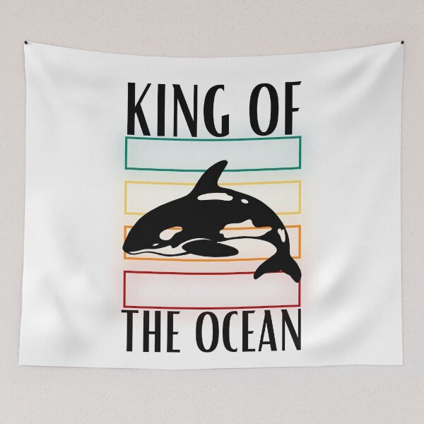 Item preview, King of the OCEAN, orca designed and sold by addict2reading.