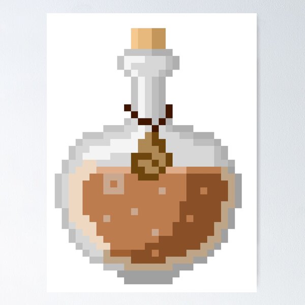 Item preview, Pixel Earth Potion designed and sold by Pixelification.