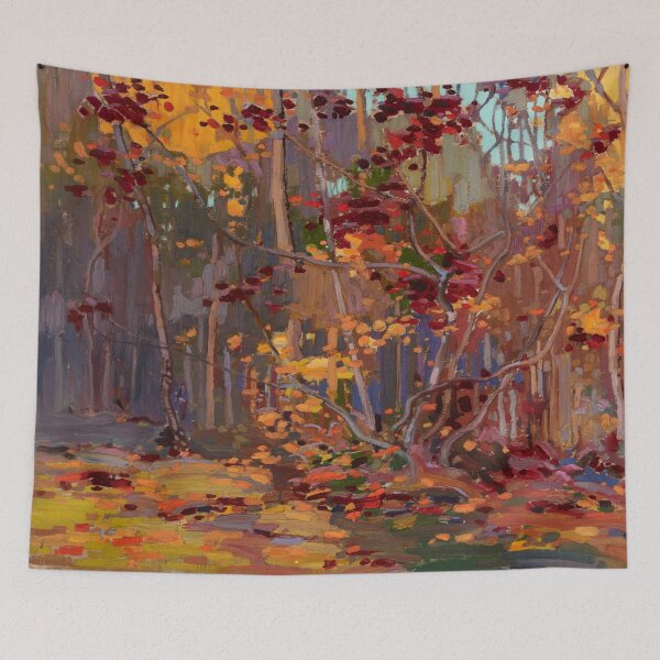 Item preview, Tom Thomson Maple Saplings, October designed and sold by TheRedVineyard.