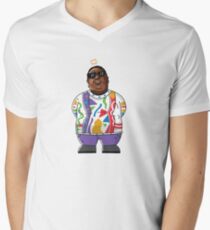 Camiseta de cuello en V Biggie Smalls
