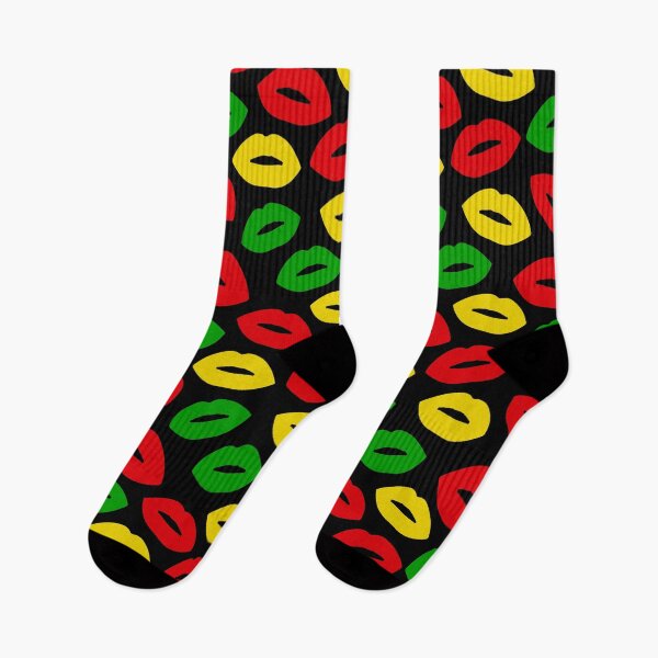 Item preview, Jamaican Lipstick Kisses Pattern designed and sold by HotHibiscus.