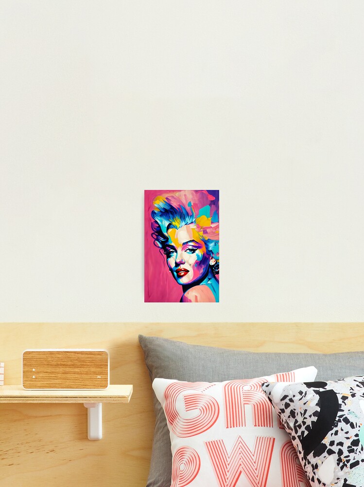 MARILYN MONROE POP ART PAINTING FURNITURE Print on Canvas  HIGH'QUALITY'MODERNO A