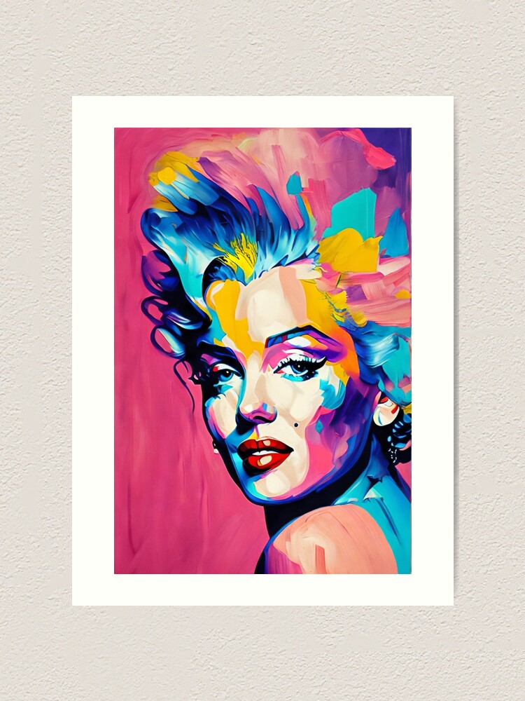 Tableau Street Art Marilyn –
