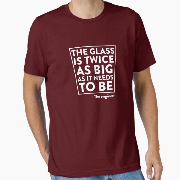 Item preview,  The Glass Is Twice As Big... designed and sold by trends.