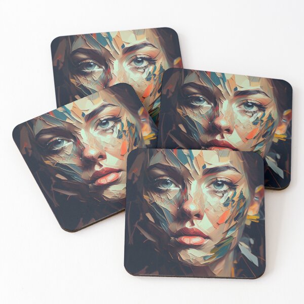 Item preview, Abstract portrait Wall Art designed and sold by Chimwemwe127001.