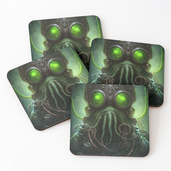 Item preview, Spaceman Cthulhu Closeup designed and sold by JaimeLikes.