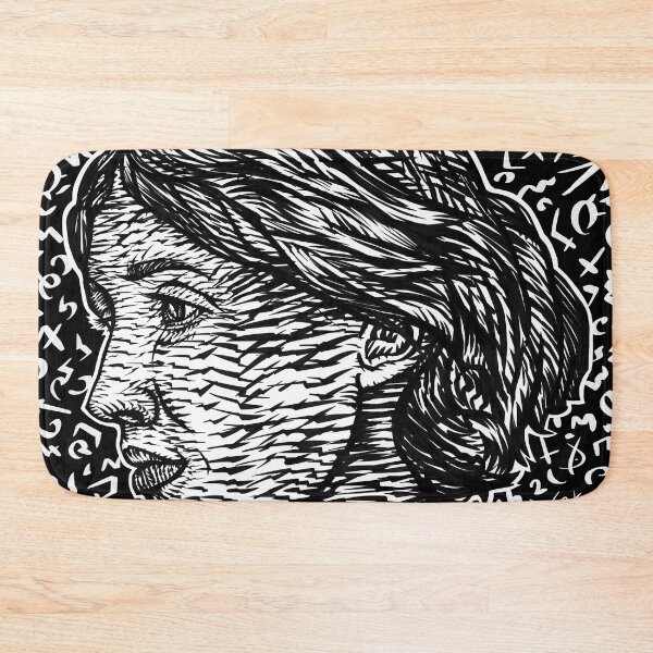 Item preview, VIRGINIA WOOLF ink portrait .3 designed and sold by lautir.