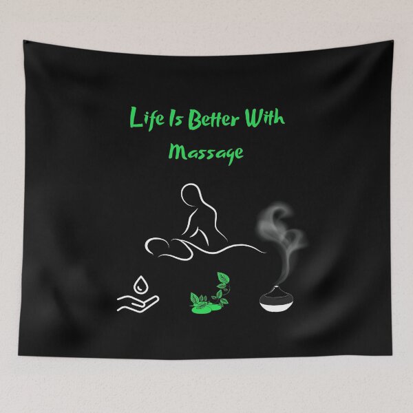 Item preview, La vida es mejor con masaje. designed and sold by ConradoBullhead.