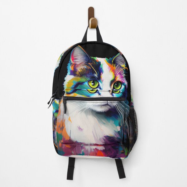 Item preview, Colorful cat painting designed and sold by DopeDesign111.