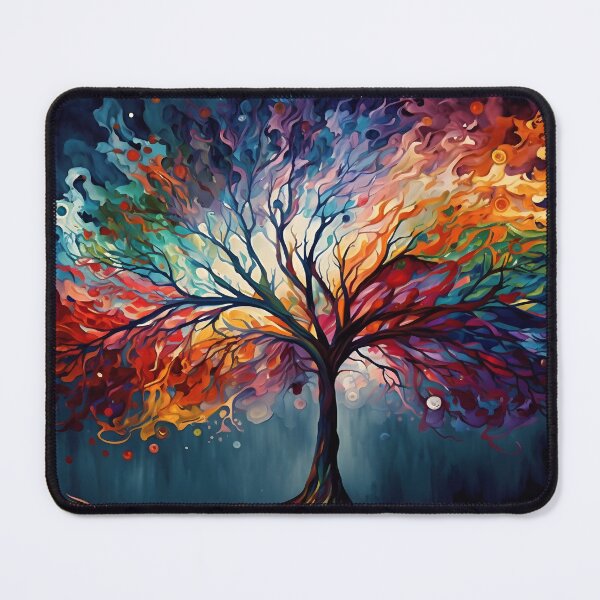 Item preview, Tree of Life Yggdrasil - In the style of Leonid Afremov designed and sold by Viperzx.