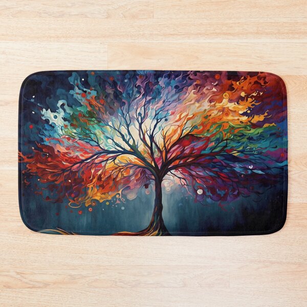 Item preview, Tree of Life Yggdrasil - In the style of Leonid Afremov designed and sold by Viperzx.