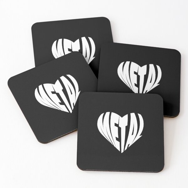 Item preview, Metal heart white designed and sold by undscrsteve.