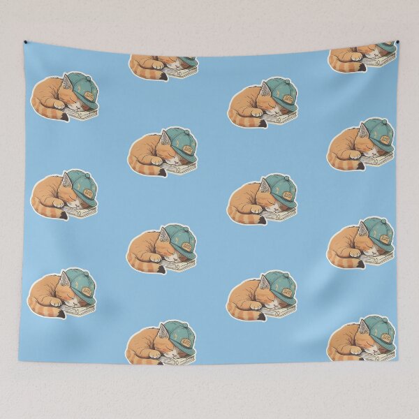 Aperçu de l'œuvre Sleepy Kitty créée et vendue par SilverAndGolden.
