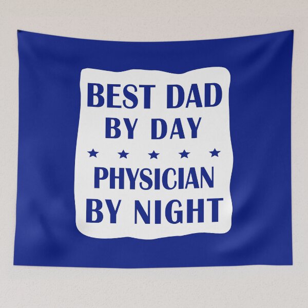 Item preview, Physician Father Birthday - Best Dad, Night Shift designed and sold by smily-tees.