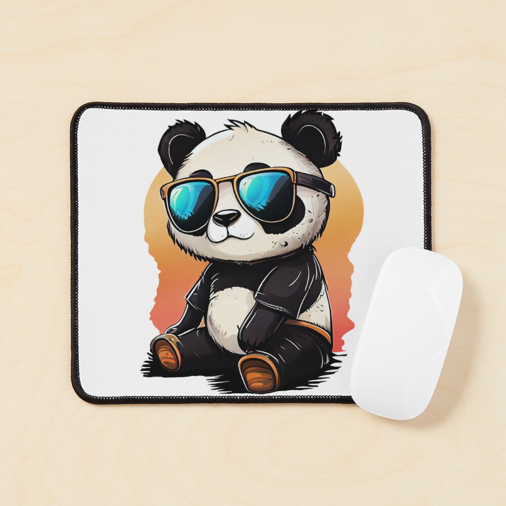 Jolies lunettes en forme de Panda à énergie solaire, décoration d