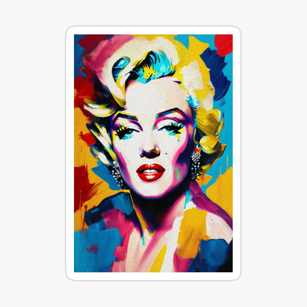 marilyn monroe abstract painting