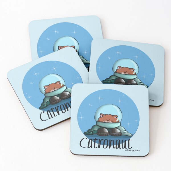 Item preview, Catronaut designed and sold by Whimsy Pose Illustrations.
