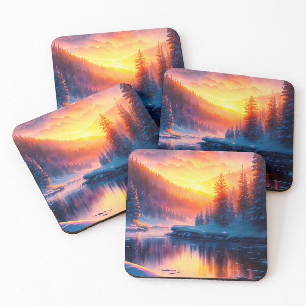 Item preview, Winter atmospheric landscape designed and sold by MardiBoy.